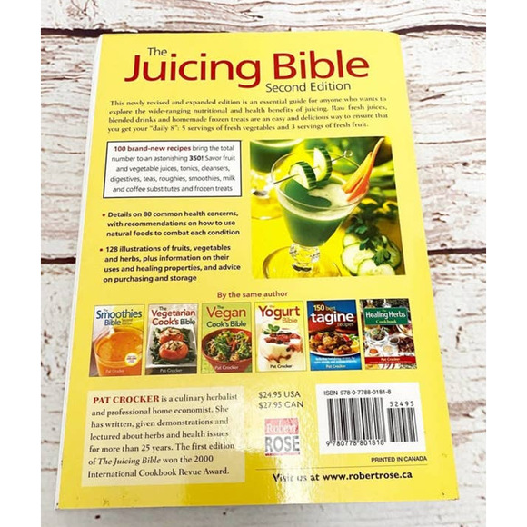 The Juicing Bible by Pat Crocker Book 2nd Edition - Picture 2 of 2